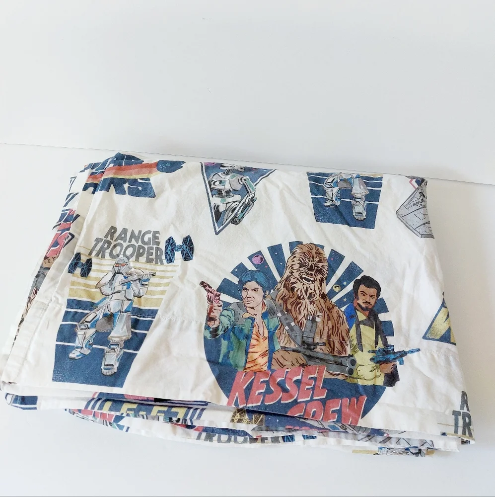 Star Wars‎ Kessel Crew Pottery Barn Kids Teen Flat Sheet only Twin size